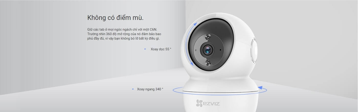 camera ezviz c6n quay 360 độ - lắp đặt cmaera hà nam