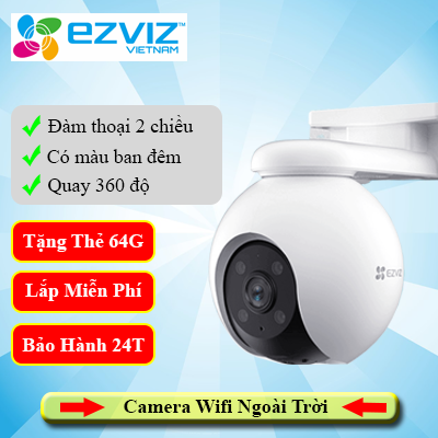 CAMERA WIFI IP EZVIZ H8 PRO - Hà Nam