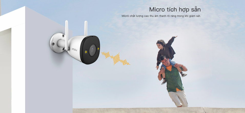 f22fp tích hợp sẵn mic âm thanh - lắp đặt camera hà nam